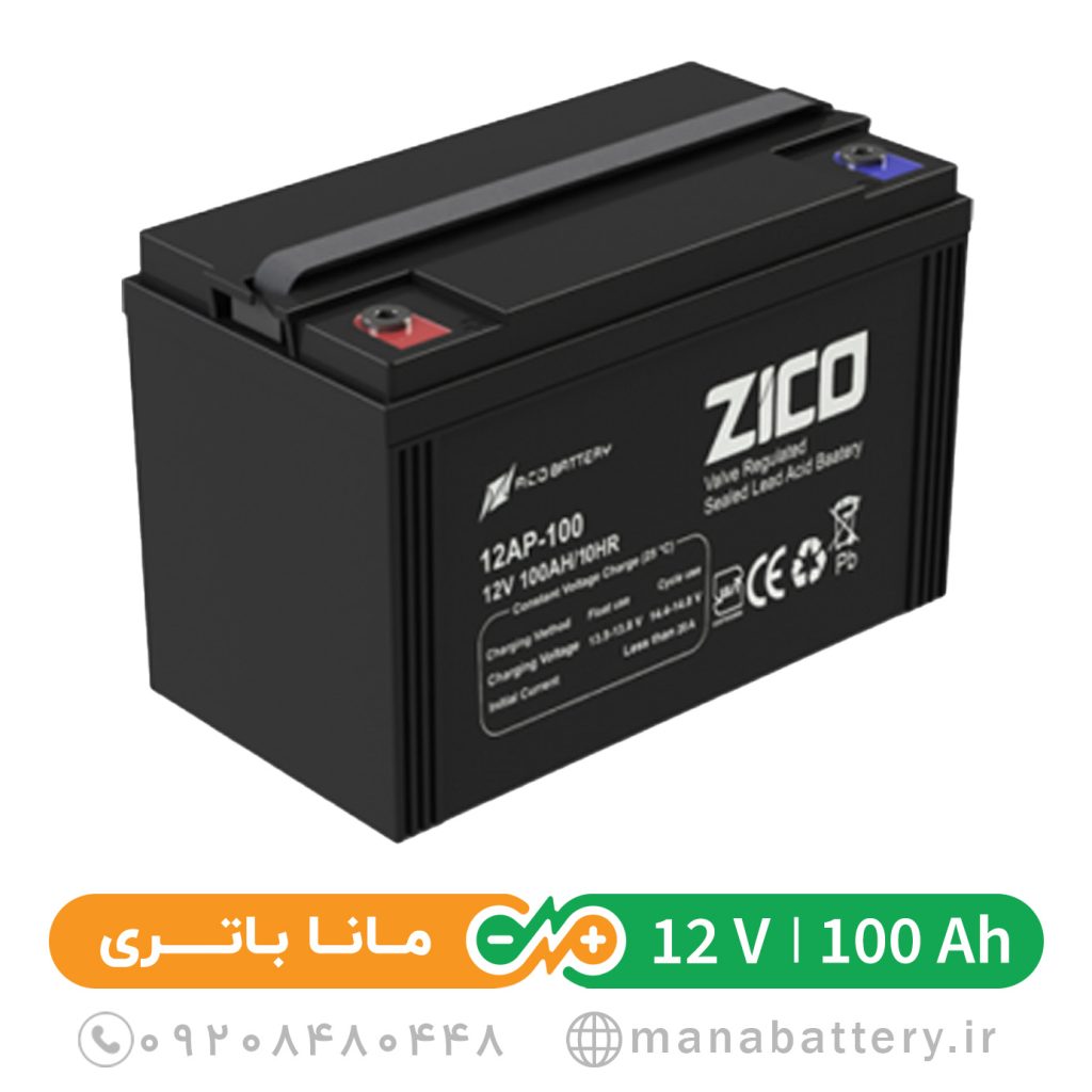 باتری یو پی اس 100 آمپر زیکو