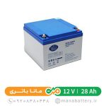 باتری یو پی اس 28 آمپر ایبیزا