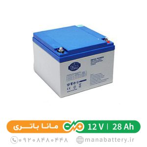 باتری یو پی اس 28 آمپر ایبیزا