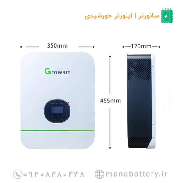 ابعاد سانورتر 3 کیلووات گرووات